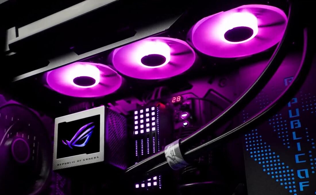  Chłodzenie wodne ASUS ROG Ryujin III 360 ARGB  - Chłodzenie wodne 