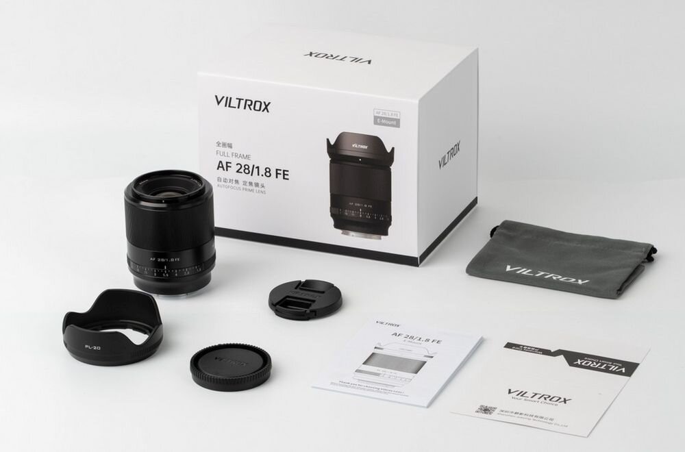 Obiektyw VILTROX AF 28mm f-1.8 Sony FE   ogniskowa przysłona ostrość pierścienie optyka soczewki powłoki montaż bagnet światło jasność zoom filtry waga
