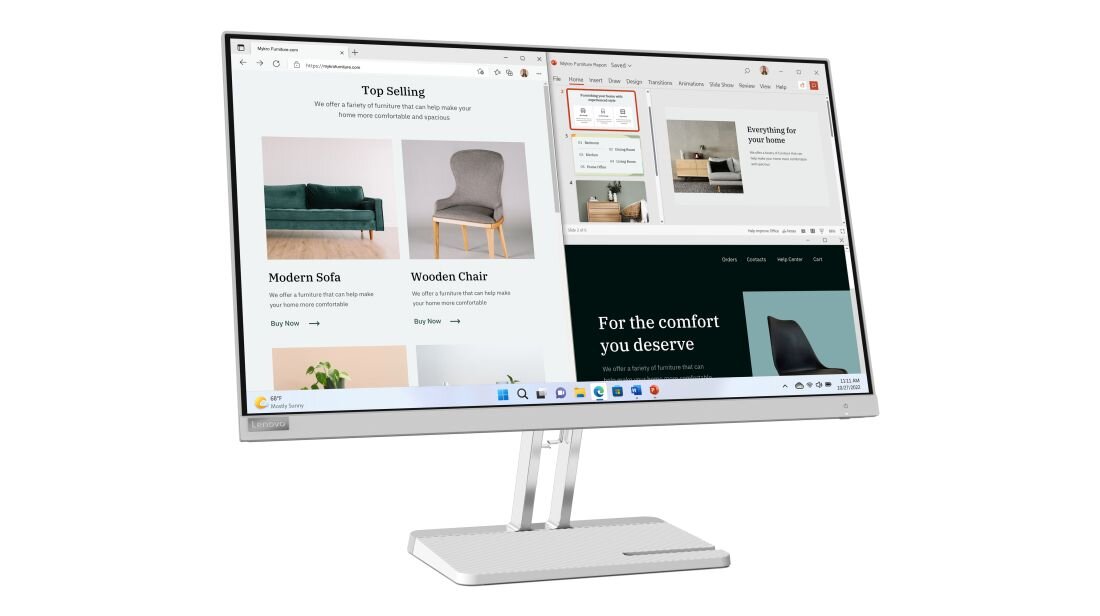 Monitor LENOVO L27e-40 - Monitor 