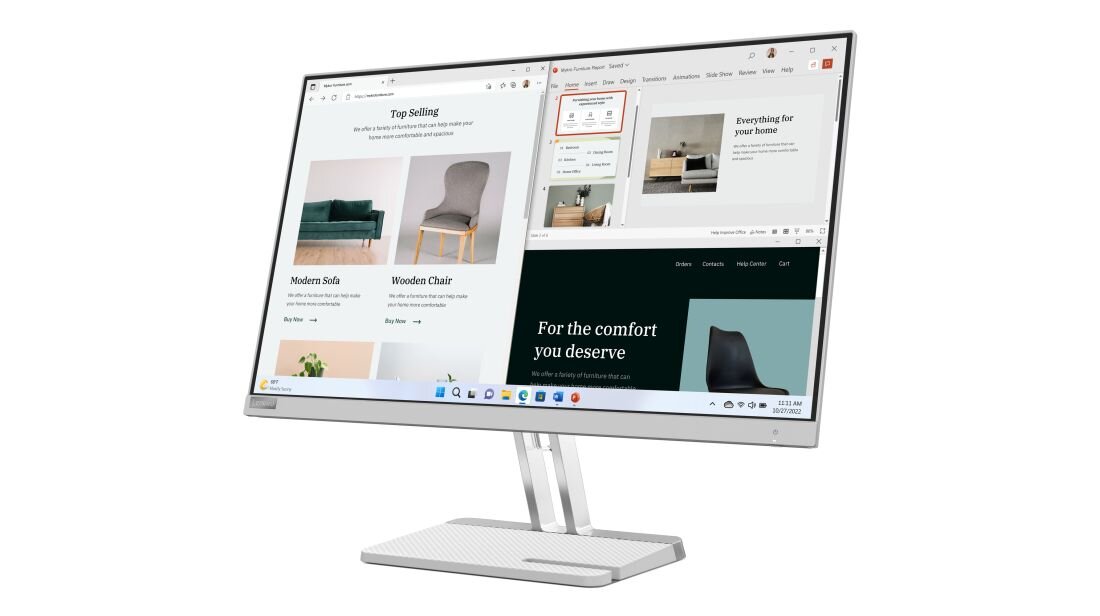 Monitor LENOVO L27I-40 - 1920 x 1080 px 99% sRGB 