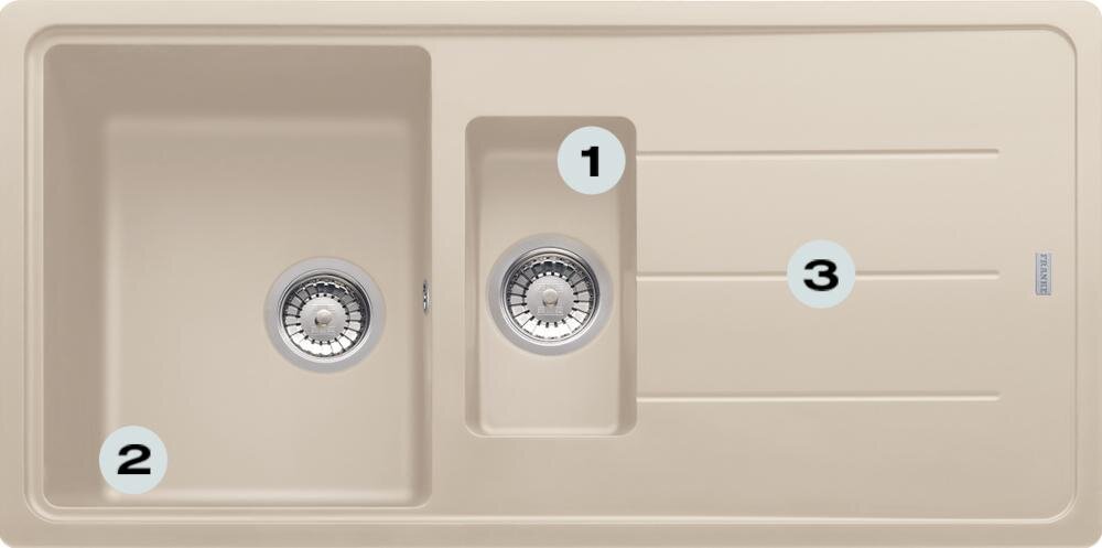FRANKE Basis BFG 651-97 114.0676.272 głęboka komora szybko wygodnie ociekacz