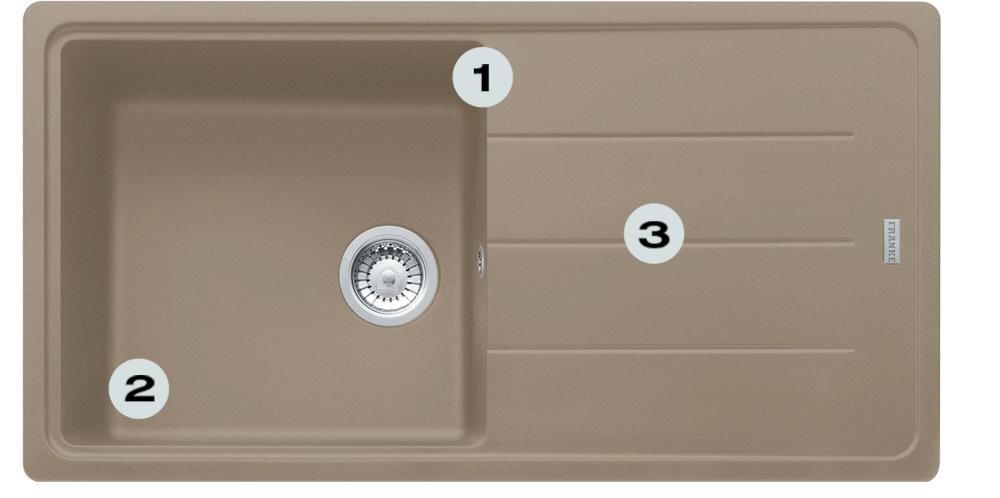 FRANKE Basis BFG 611-97 114.0676.287 głęboka komora szybko wygodnie ociekacz