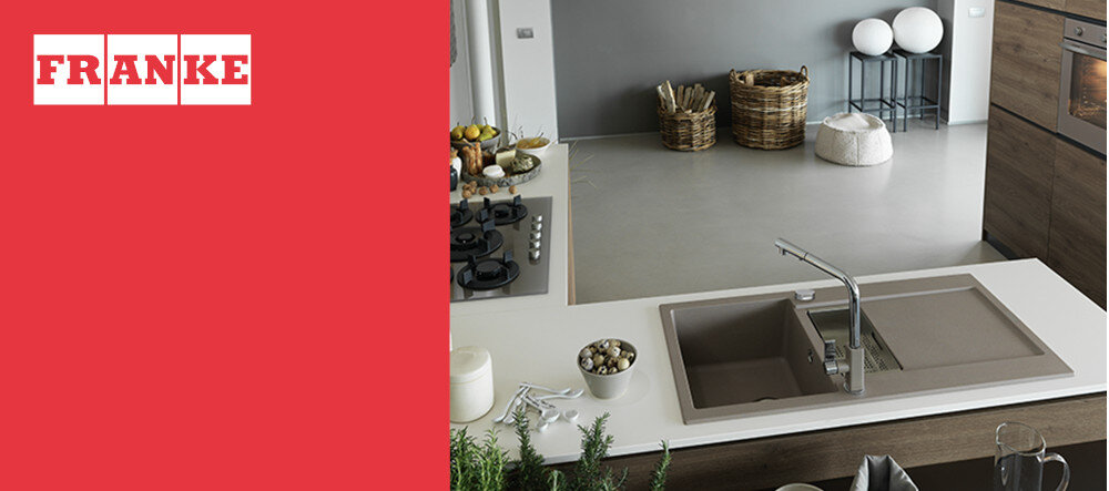 Zlewozmywak FRANKE Maris MRG 651-97 114.0675.993 Cappuccino wygląd design tło prezentacja wizualizacja