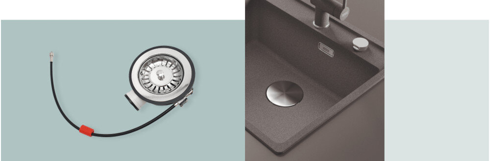 Zlewozmywak FRANKE Maris MRG 651-97 114.0675.993 Cappuccino  dno przewód korek automatyczny sitko wygoda