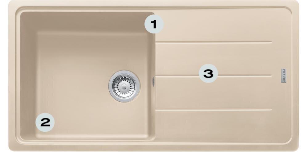 FRANKE BFG 611-97 114.0676.285 głęboka komora szybko wygodnie ociekacz