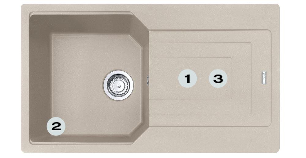 FRANKE Urban UBG 611-86 114.0687.283 głęboka komora szybko wygodnie ociekacz