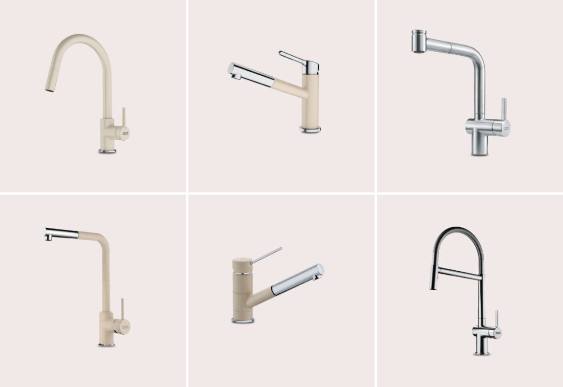 Zlewozmywak jednokomorowy z ociekaczem FRANKE Urban UBG 611-78 GSC 114.0687.269 Beżowy dopasowanie potrzeby kolorystyka styl