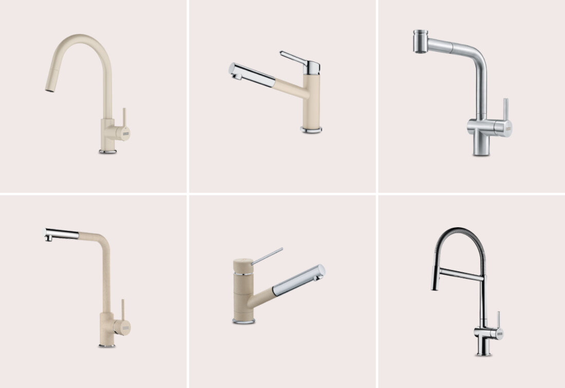 Zlewozmywak FRANKE Centro CNG 611-78 XL 114.0687.324 Beżowy Dopasuj baterię kuchenną sześć rodzajów baterii kuchennych czarne srebrne klasyczne desgnerskie dopasowanie do potrzeb różne wersje kolorystyczne