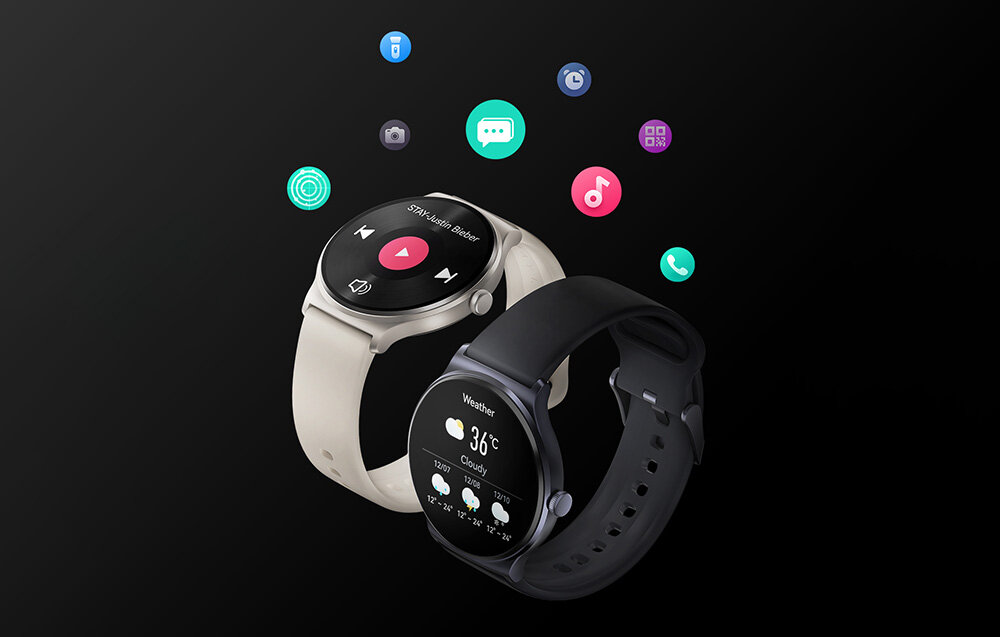 Smartwatch HAYLOU Solar Lite wyswietlacz odpornosc tlen krew sen