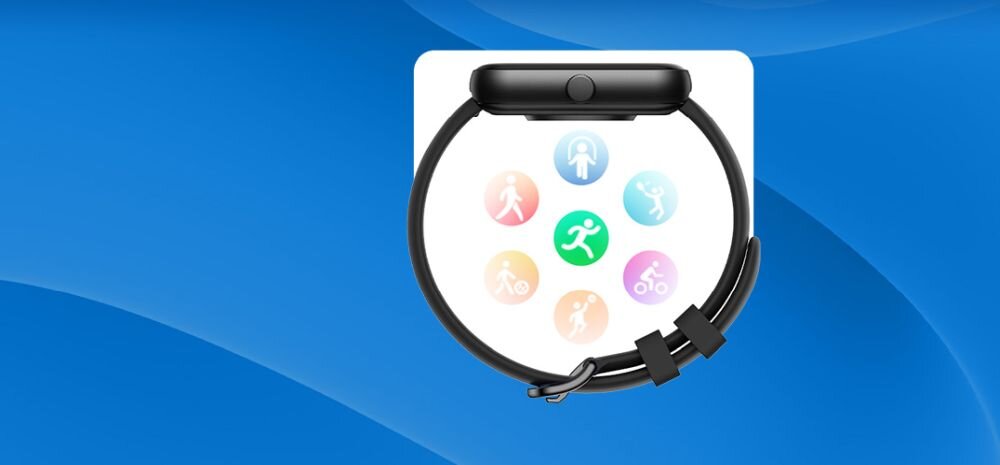 Smartwatch MYPHONE Watch CL ekran bateria czujniki zdrowie sport pasek ładowanie pojemność rozdzielczość łączność sterowanie krew puls rozmowy smartfon aplikacja