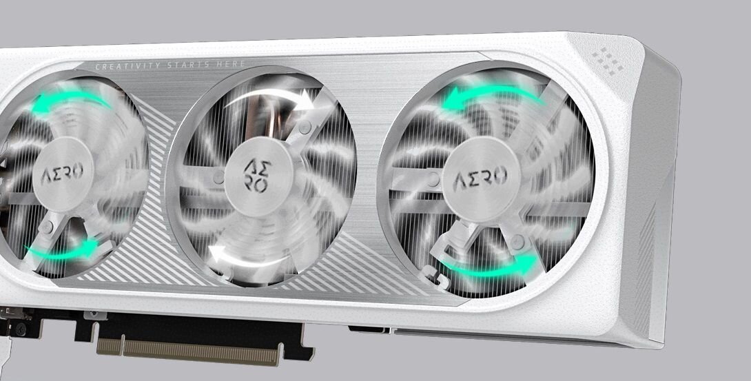 Karta graficzna GIGABYTE GeForce RTX 4060 Aero OC 8GB DLSS 3 - Alternate Spinning 