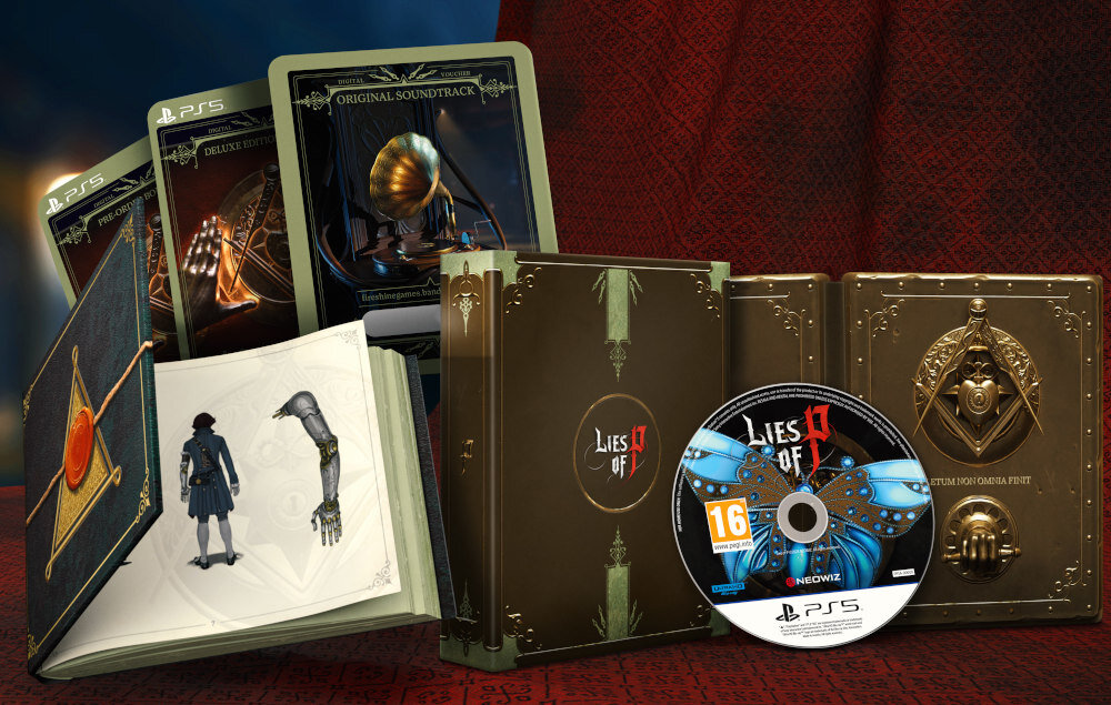 Lies of P - Deluxe Edition przedsprzedaż marionetka gepetto majestatyczny świat walka narzędzia kłamstwo szaty
