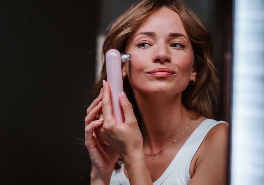 Urządzenie do mikrodermabrazji BEAUTIFLY Derma Blush dezynfekcja odswiezona skora