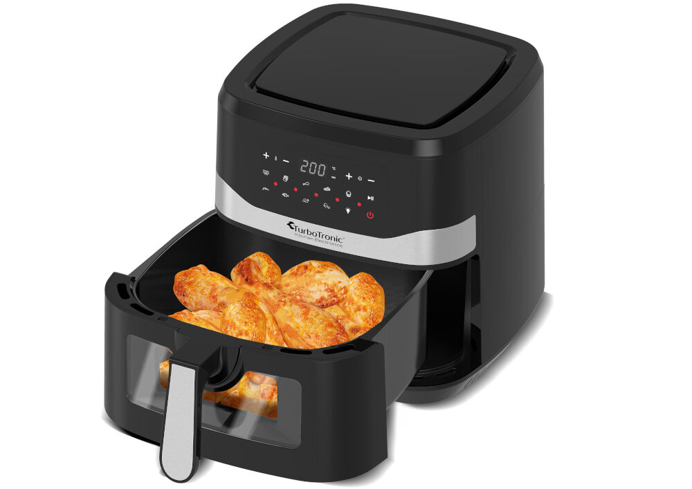 Frytkownica beztluszczowa TURBOTRONIC TT-AF7W Air Fryer metalowe wnetrze stal nierdzewna