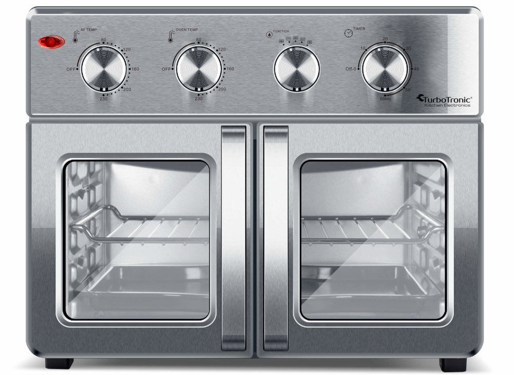 Piekarnik TURBOTRONIC TT-AF32MFD ustawienie temperatury w zakresie 80°C – 230°C regulacja