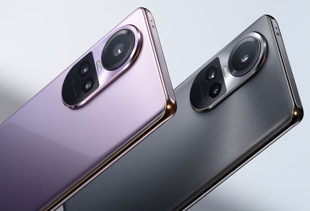 Smartfon OPPO Reno 10 Pro ekran bateria aparat procesor ram pamięć pojemność rozdzielczość zdjęcia filmy opis dane cechy blokady system łączność wifi bluetooth obudowa szkło odporność porty muzyka transfer sieć przekątna matryca waga czujniki oled amoled ips