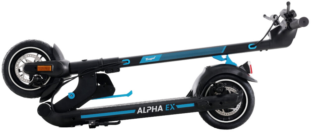 Hulajnoga elektryczna FRUGAL Alpha Ex Czarny składana konstrukcja łatwy transport