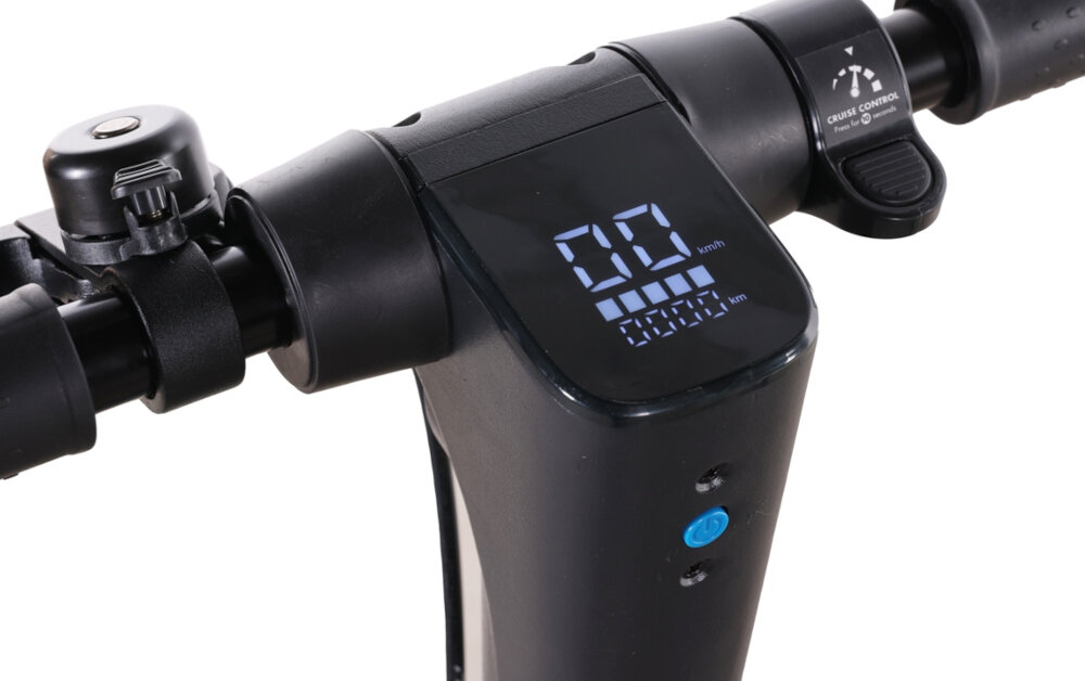 Hulajnoga elektryczna FRUGAL Dynamic EX Czarny intuicyjny wyświetlacz LCD prędkość tryb stan baterii