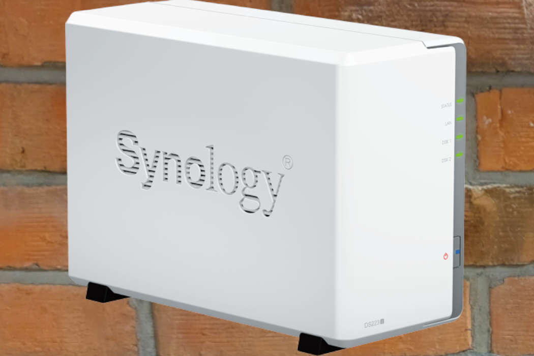Serwer plików SYNOLOGY DS223J 50 TB zatoki SATA bezpieczeństwo