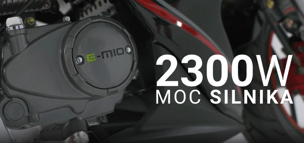Skuter elektryczny E-MIO Vento Biały ekonomiczna alternatywa silnik bezszczotkowy moc 1000 W umieszczony nisko centralnie lepsze wywazenie dynamiczna jazda rewelacyjne osiagi predkosc do 45 km/h