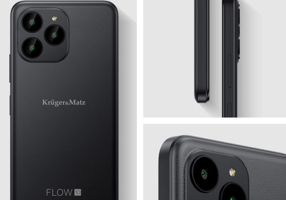 Smartfon KRUGER&MATZ Flow 10 rozrywka aparat bateria połączenie internet dźwięk wyposażenie