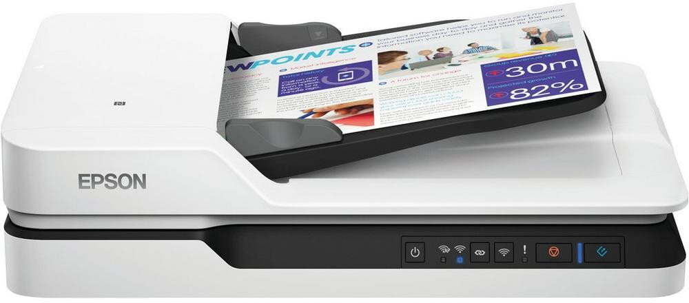 Skaner EPSON WorkForce DS-1660W wielkość wymiary wygląd design