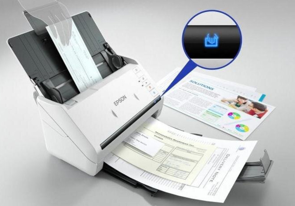 Skaner EPSON WorkForce DS-530II pomoc efektywność współpraca skany obrazy wyposażenie