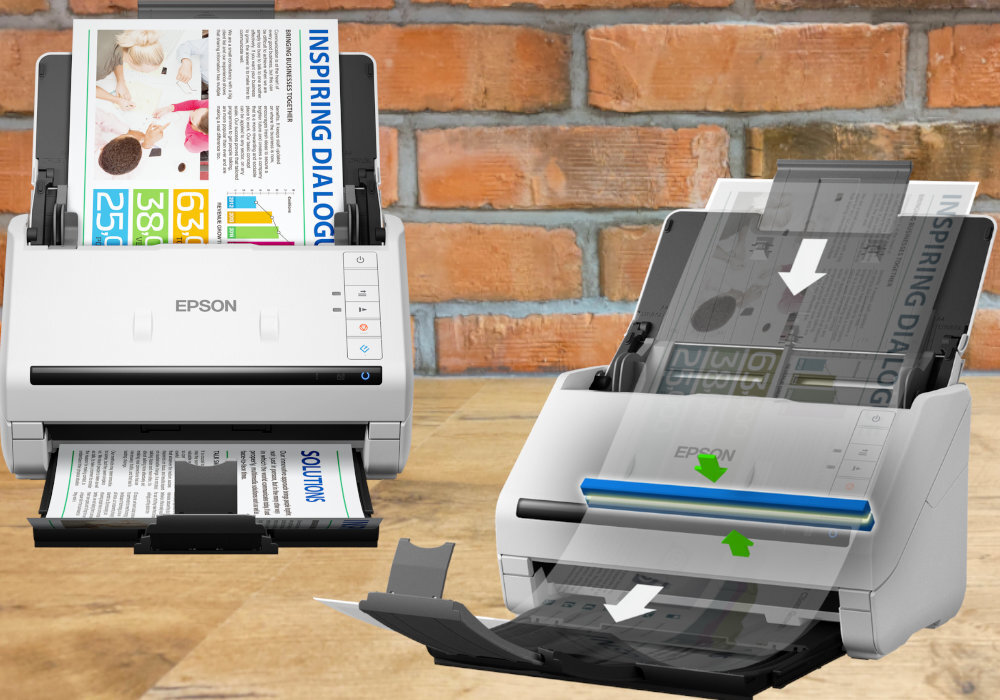 Skaner EPSON WorkForce DS-530II pomoc efektywność współpraca skany obrazy wyposażenie
