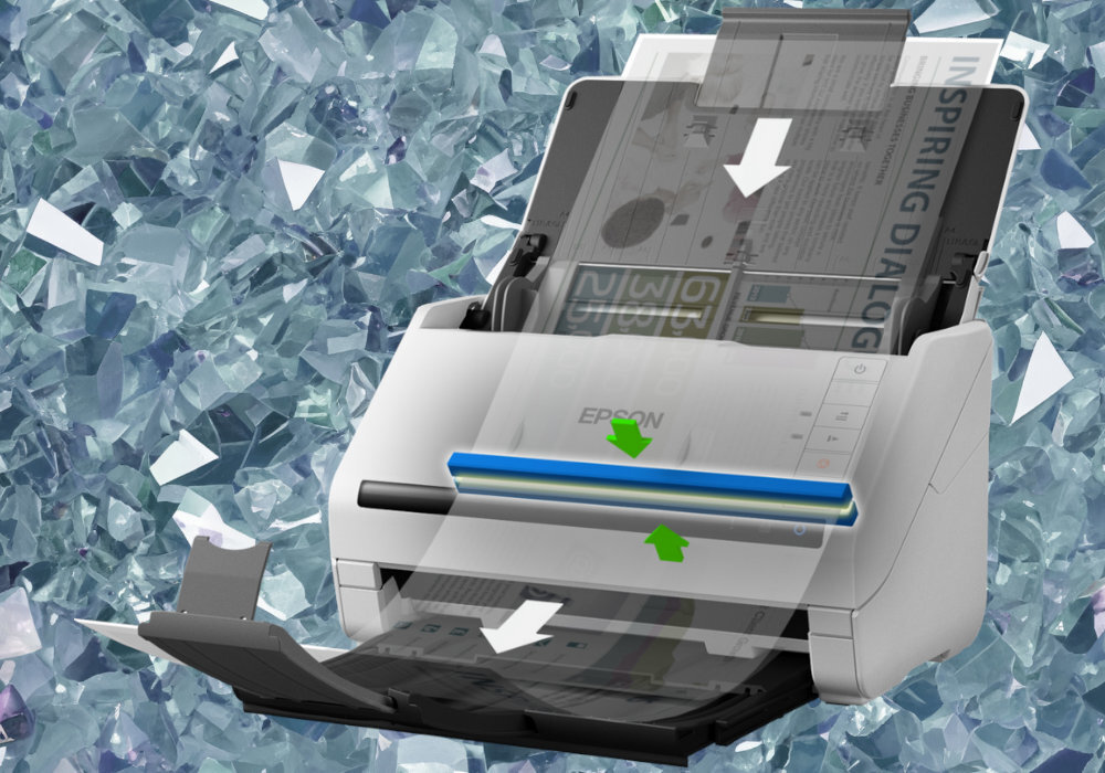 Skaner EPSON WorkForce DS-530II pomoc efektywność współpraca skany obrazy wyposażenie