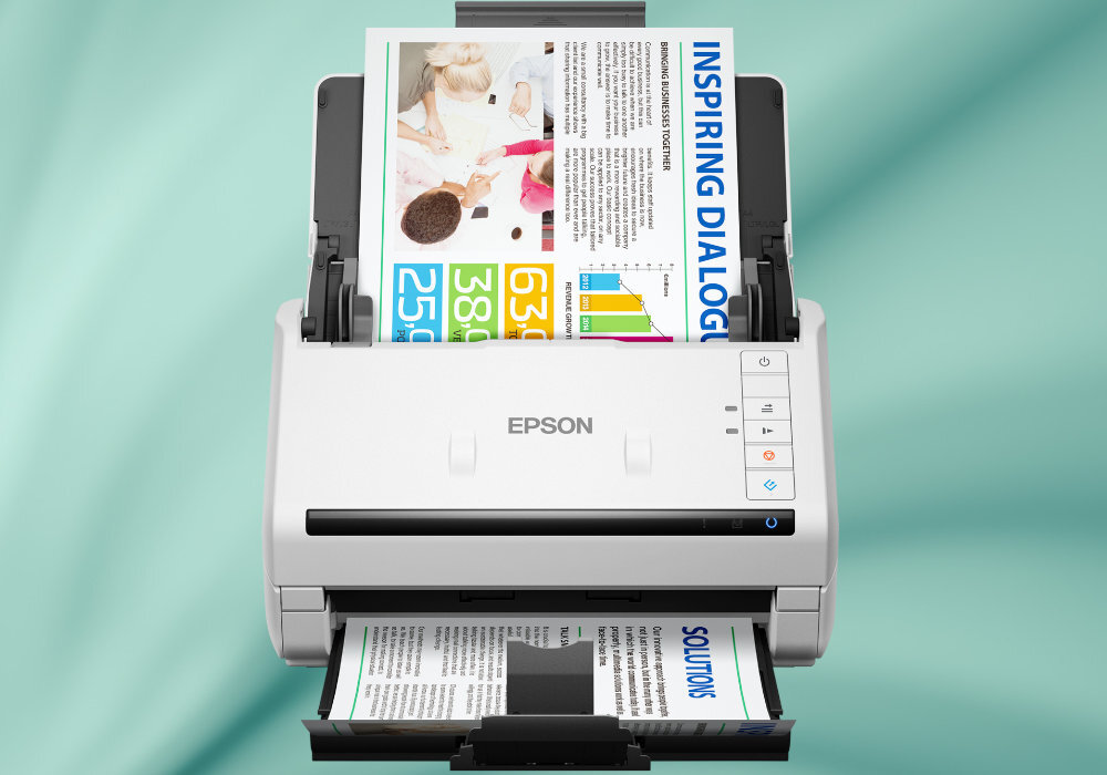 Skaner EPSON WorkForce DS-530II pomoc efektywność współpraca skany obrazy wyposażenie