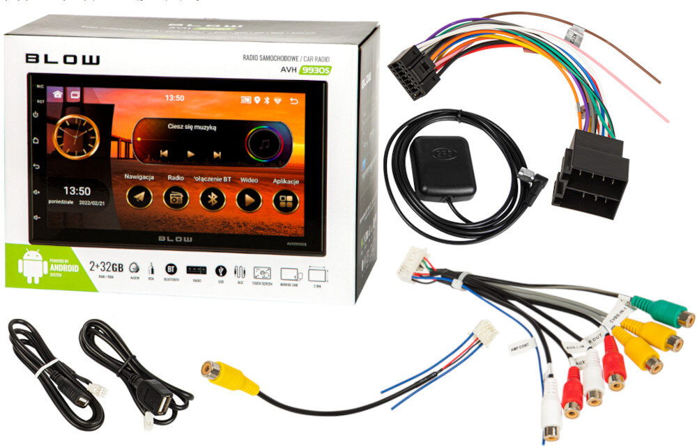 BLOW AVH-9930S Bluetooth Android Radio samochodowe - niskie ceny i ...