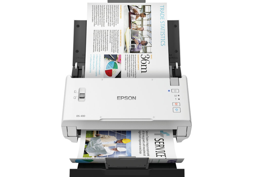 Skaner EPSON WorkForce DS-410 pomoc efektywność współpraca skany obrazy wyposażenie