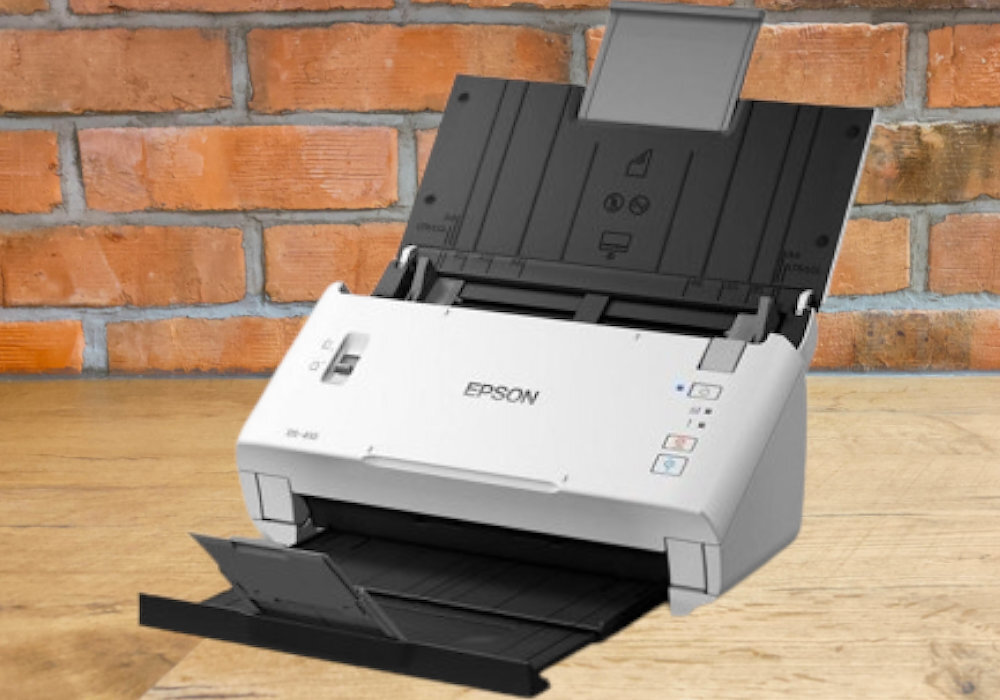 Skaner EPSON WorkForce DS-410 pomoc efektywność współpraca skany obrazy wyposażenie