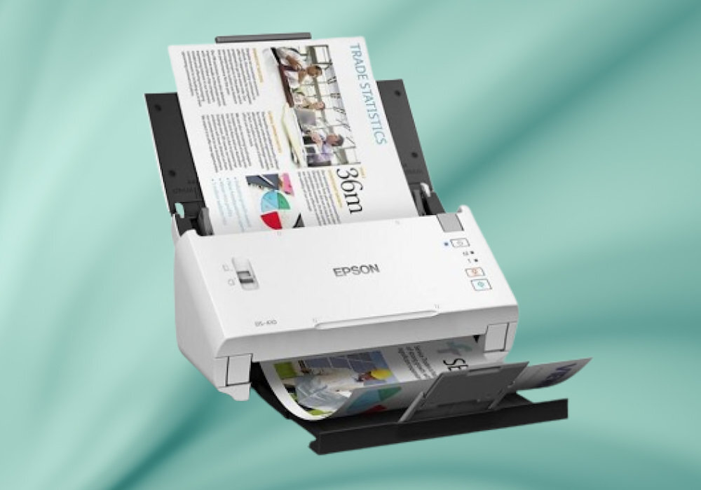 Skaner EPSON WorkForce DS-410 pomoc efektywność współpraca skany obrazy wyposażenie