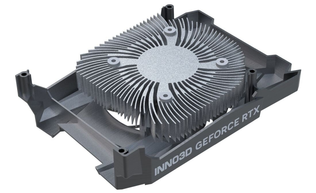 Karta graficzna INNO3D GeForce RTX 4060 Compact 8GB DLSS 3 - radiator 