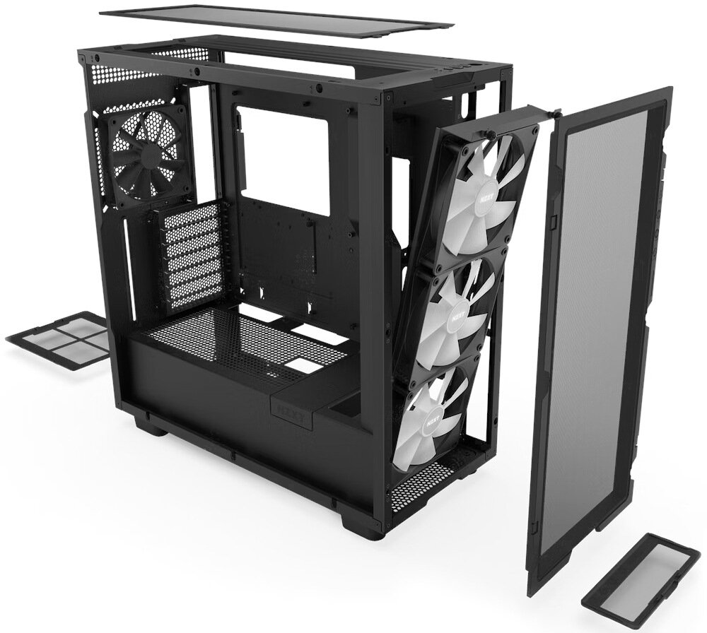 Obudowa NZXT H7 Flow RGB dostęp  