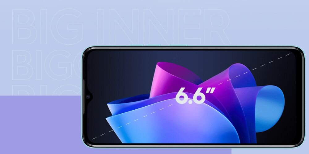 Smartfon TECNO Spark Go 2023 ekran bateria aparat procesor ram pamięć pojemność rozdzielczość zdjęcia filmy opis dane cechy blokady system łączność wifi bluetooth obudowa szkło odporność porty muzyka transfer sieć przekątna matryca waga czujniki oled amoled ips