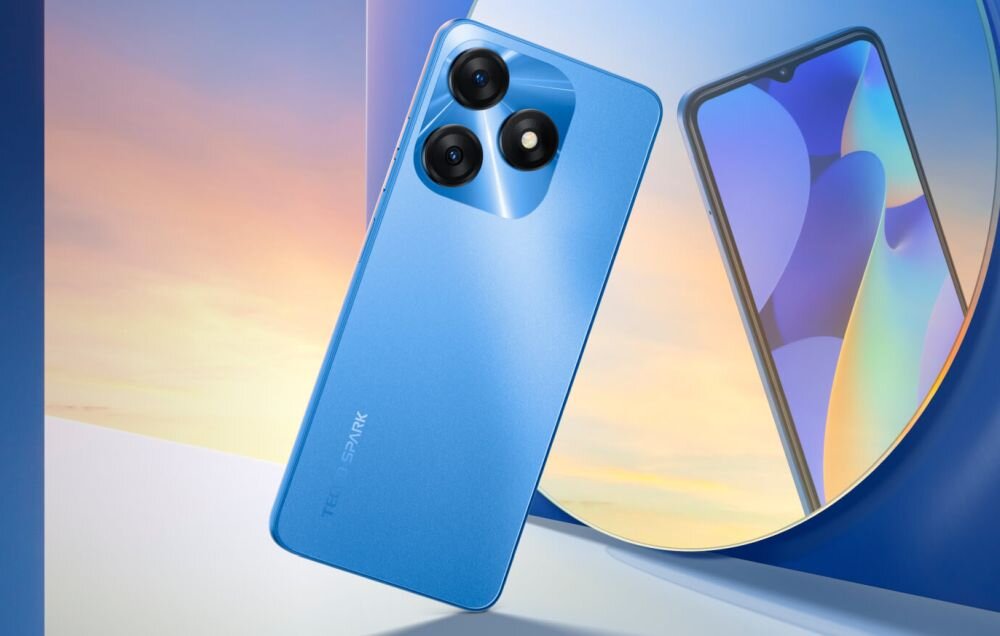 Smartfon TECNO Spark 10    ekran bateria aparat procesor ram pamięć pojemność rozdzielczość zdjęcia filmy opis dane cechy blokady system łączność wifi bluetooth obudowa szkło odporność porty muzyka transfer sieć przekątna matryca waga czujniki oled amoled ips