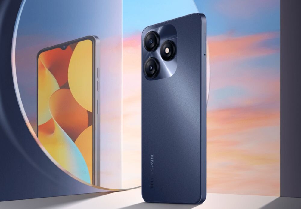 Smartfon TECNO Spark 10    ekran bateria aparat procesor ram pamięć pojemność rozdzielczość zdjęcia filmy opis dane cechy blokady system łączność wifi bluetooth obudowa szkło odporność porty muzyka transfer sieć przekątna matryca waga czujniki oled amoled ips