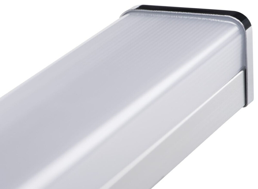 Kinkiet KANLUX Asten 12W-NW Biały elegancki czarny kolor obudowy obudowa ze stopu aluminium klosz z tworzywa sztucznego