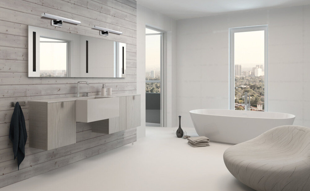 Kinkiet KANLUX Asten IP44 15W-NW-B Czarny wbudowane zrodlo swiatla diody LED SMD zywotnosc do 25000 godzin moc 15 W jasne przyjemne swiatlo