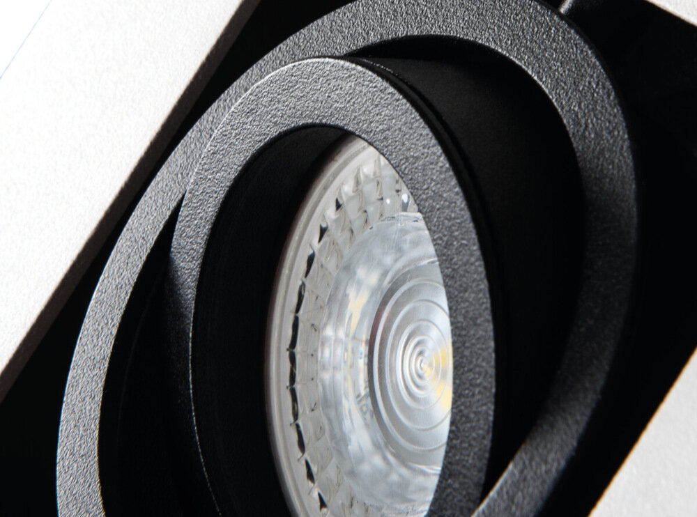 Lampa sufitowa punktowa KANLUX Stobi DLP 50-W Biały regulacja w dwoch osiach