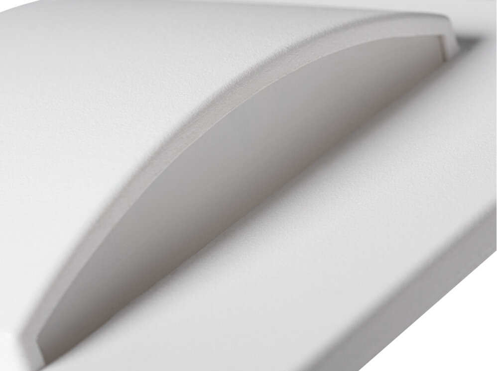 Oprawa schodowa KANLUX Erinus L W- NW Biały niewielka ksztalt kwadratu wymiary 75 x 75 x 16 mm z najwyzszej jakosci tworzywa sztucznego wysoka trwalosc odpornosc na przebarwienia