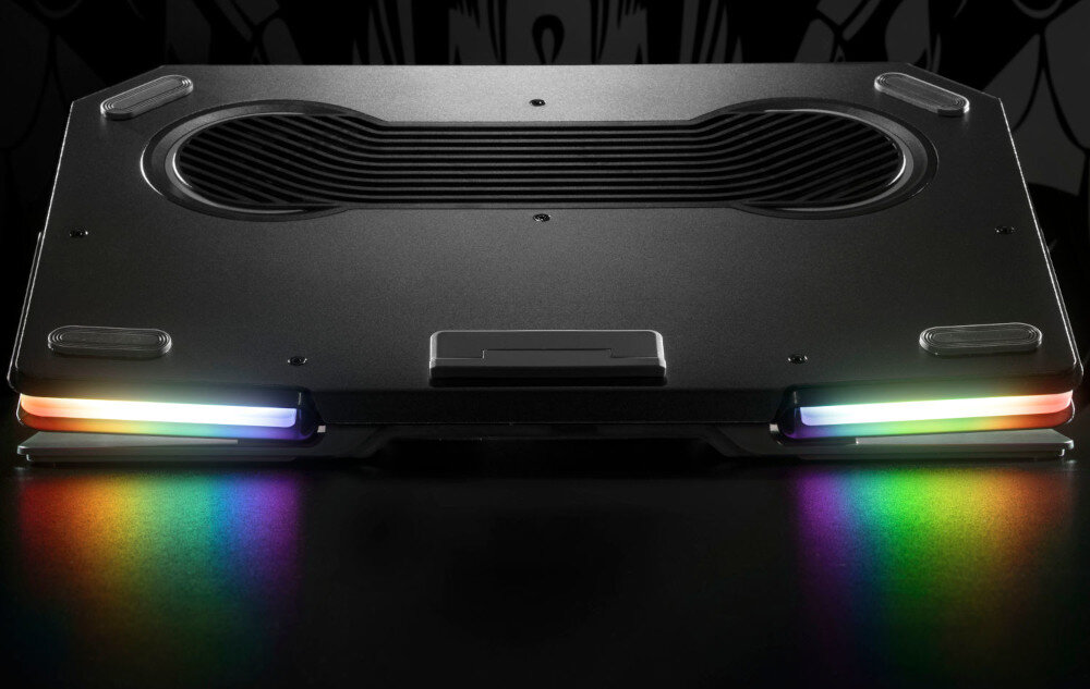 Podstawka chłodząca MOZOS LS5-RGB podświetlenie efekty wygląd