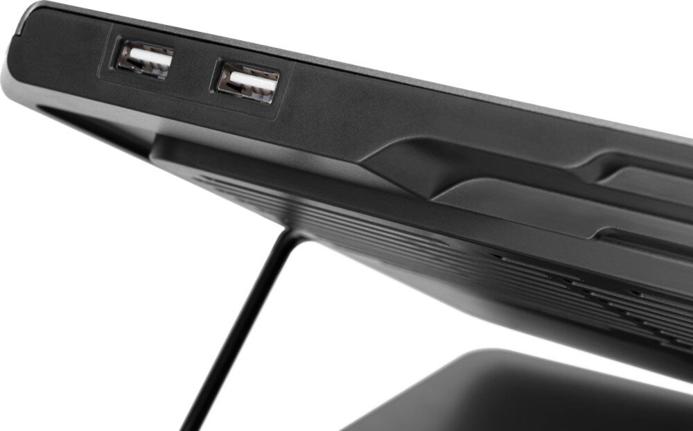 Podstawka chłodząca MOZOS LS5-RGB złącza zasilanie porty hub