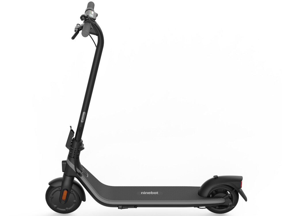 Hulajnoga elektryczna SEGWAY Ninebot KickScooter E2 E Czarny bateria wydajna apiecie 21,6 V pojemnosc 10,2 Ah dystans do 25 km na jednym ladowaniu czas ladownaia okolo 7,5 godziny wzniesienia do 12%