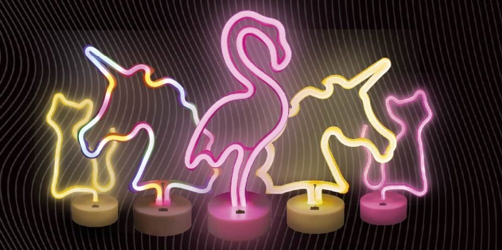 Neon LED MANTA podświetlenie zasilanie montaż aranżacja wygoda pomieszczenie światło oświetlenie