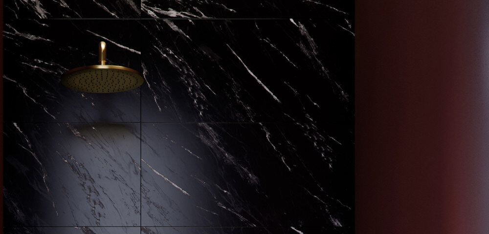 SYSTEM PRYSZNICOWY OMNIRES SYSY19GLB Y ZŁOTY SZCZOTKOWANY Technologia Anti-scale silikonowy płaszcz