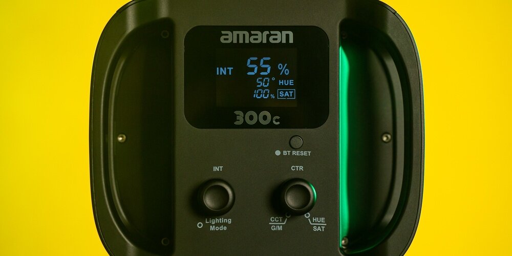 Wyświetlacz LCD lampy LED Amaran 300c
