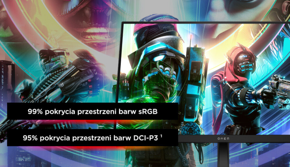 Monitor HP Omen 27S 27 1920x1080px IPS 240Hz 1 ms parametry kolory rozdzielczość jakość obraz HDR matryca jasność